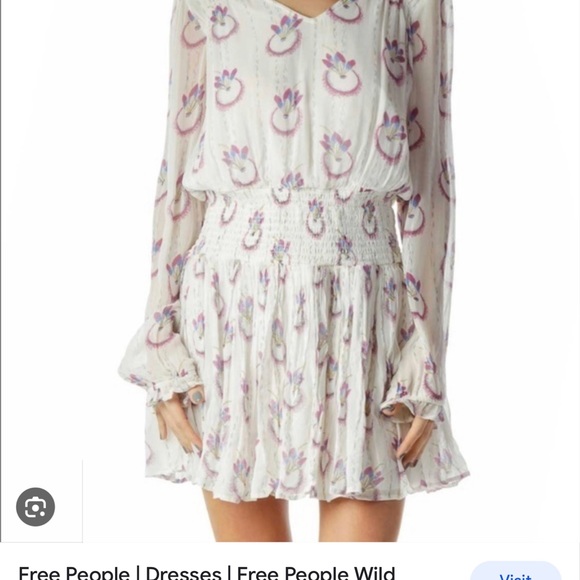 NWOT Free People Wild Horses Dreamcatcher minidress - Picture 2 of 7
